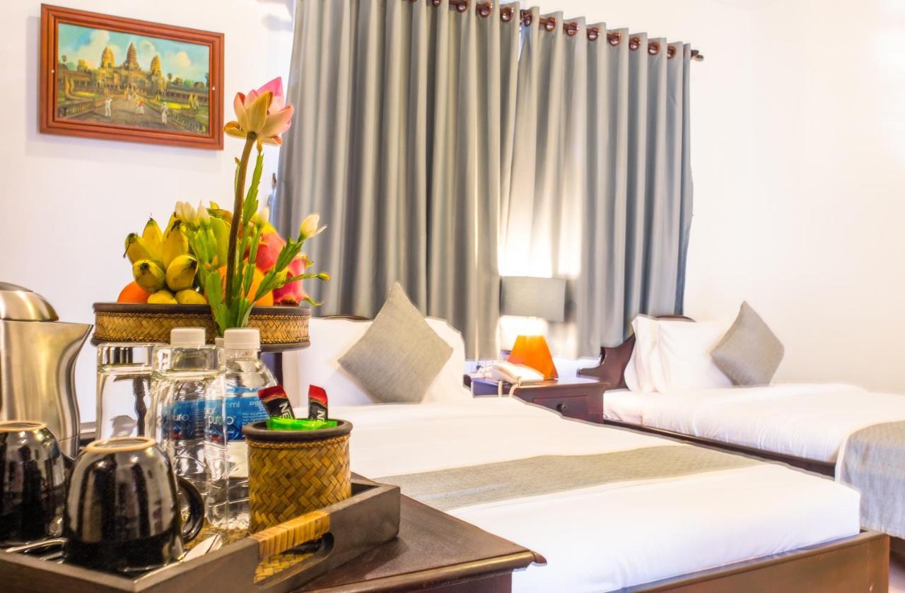 ホテル Angkor Tempora Boutique シェムリアップ エクステリア 写真