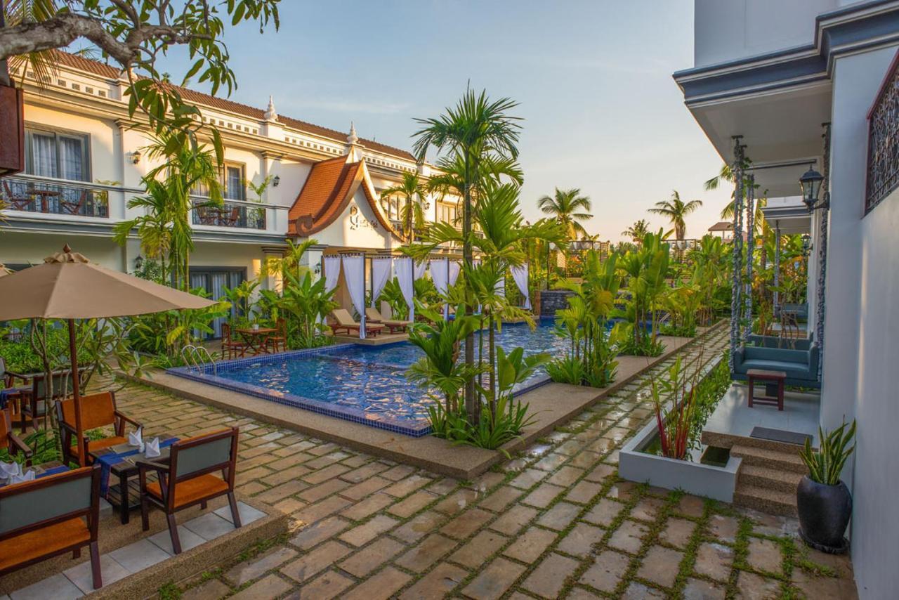ホテル Angkor Tempora Boutique シェムリアップ エクステリア 写真